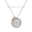Image de Nouvelle Tendance Colliers en Cuivre Pendentif Fleur de Vie Creux Etoile Chaîne Maille Bille & Argent Antique    