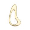 Imagen de Zamak Conectores Irregular Chapado en Oro 33mm x 17mm, 10 Unidades
