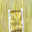 Immagine di PET Tinsel Fringe Tinsel Oro Nappine Laser 250cm x 100cm , 1 Pacchetto