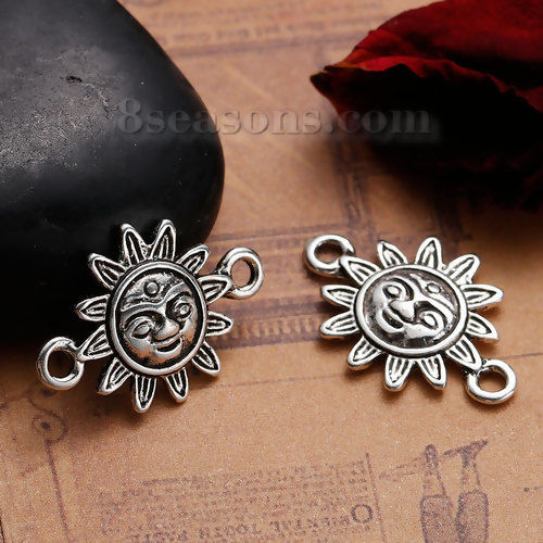 Picture of Zinc Based Alloy Boho Chic Connectors Findings Sun 