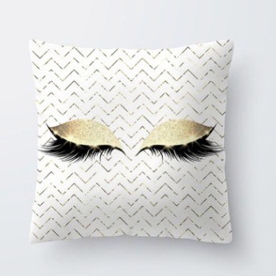 Picture of Polyester Pillow Cases Square Eye