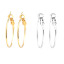 Picture of Zinc Based Alloy Hoop Earrings Findings 