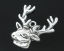 Picture of Antique Silver Color Pere David's Deer Charms Pendants