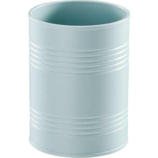 Picture of Brush Pot Cylinder Blue 10cm x 7.5cm, 1 Piece