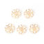 Immagine di Acrilato Dome Seals Cabochon Tondo Bianco Fiore Dia 10mm, 200 Pz