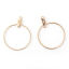 Picture of Brass Pendants Circle Ring Gold Plated 29mm(1 1/8") x 23mm( 7/8"), 10 PCs