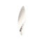 Image de Pendentifs en Laiton Marquise Argent Mat à Pois Amas Stellaire 34mm x 10mm, 5 Pcs