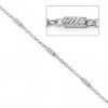 Bild von Eisenlegierung Gliederkette Kette Silberfarbe Rund 5x2mm 2x1.5mm, 5 Meter
