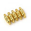 Picture of Zinc Based Alloy Magnetic Clasps Cylinder Stripe Carved 