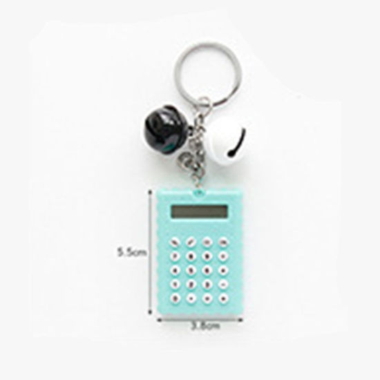 Image de Vert Petite calculatrice portable pile bouton