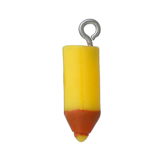 Picture of Graduation Jewelry Resin Charms Pencil 