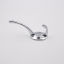 Immagine di Gancio a Parete di Vestiti Cappotto Cappello Borsa Robe Tono Argento 8.5cm x 2.8cm, 1 Pz