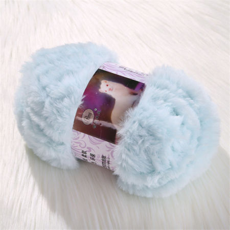 Faux fur imitation velvet thick wool hand-woven