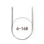 Immagine di 5mm Acciaio Inossidabile Circolare Ferri da Maglia 80cm Lunghezza, 1 Paio