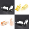 Picture of Silver Plated Necklace /Cord Crimp End Tips W/Loop