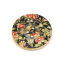 Immagine di Legno Bottone da Cucire ScrapbookBottone Tondo Multicolore Quattro Fori Fiore Disegno 25mm Dia, 50 Pz