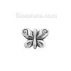 Picture of Zinc Based Alloy Spacer Beads Butterfly Animal 