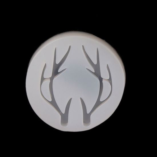 Picture of Silicone Resin Mold For Jewelry Making Round Deer Horn/ Antler  