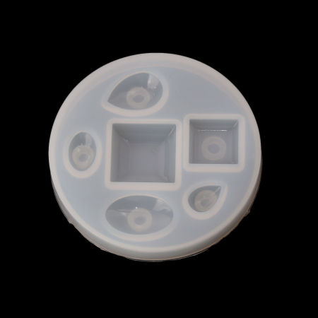 Silicone Resin Mold For Jewelry Making Round Geometric  