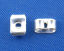 Image de 500 bouchons Argenté pour Embouts de Boucles d'Oreilles papillon 5x4mm