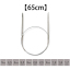Picture of Stainless Steel Circular Knitting Needles DIY Knit Accessories 65cm long