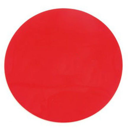 Silicone Multi-Purpose Bottle Jar Gripper Pad Openers Round Red 12.5cm Dia, 2 PCs