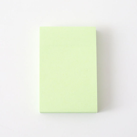 紙 付箋 緑 長方形 76mm x 50mm、 1 冊 の画像