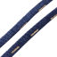 Picture of Denim Jewelry Cord Rope Deep Blue & Golden Stripe Pattern 5mm( 2/8"), 5 M