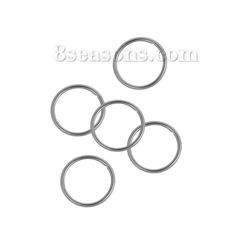 Picture of Stainless Steel Opened Jump Rings Findings Round 
