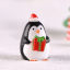 Image de Ornements en Résine Pingouin Animal Multicolore Boîtes de cadeau Noël