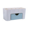 Picture of Plastic Storage Containers Rectangle Light Blue 22cm(8 5/8") x 10cm(3 7/8"), 1 Piece