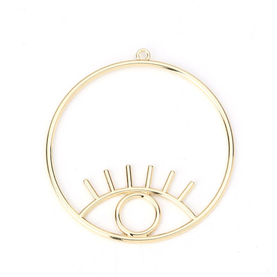 Image de Pendentifs en Alliage de Zinc Annulaire Yeu     