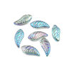 Picture of Glass Beads Leaf AB Rainbow