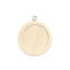 Bild von Edelstahl Cabochon Einstellungen Anhänger Round Natural