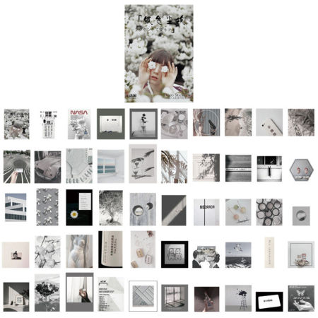 Silver dust paper creative handbook diary DIY material decorative stickers 100 sheets/set