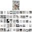 Picture of Silver dust paper creative handbook diary DIY material decorative stickers 100 sheets/set