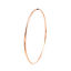 Picture of Stainless Steel Bangles Bracelets 18K Rose Gold Plated Round 20.5cm(8 1/8") long, 1 Piece