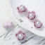 Immagine di Acrilato Fiore di stoffa DIY gioielli DIY Scrapbooking Craft Radice di loto Rosa Imitata Perla 20mm x 18mm, 5 Pz