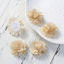 Immagine di Fiore di stoffa DIY gioielli DIY Scrapbooking Craft Camelia Beige 35mm x 35mm, 5 Pz