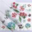 Bild von Papier Nagel Kunst Aufkleber Blumen Bunt 