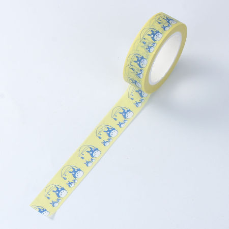 Papel Japonés Cinta Adhesiva Multicolor Muchacha Chinchilla 15mm, 1 Unidad
