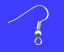 Picture of Zinc Based Alloy Ear Wire Hooks Earring Findings