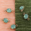 Picture of Zinc Based Alloy & Resin AB Rainbow Aurora Borealis Connectors Round Faceted Rhinestone 