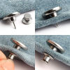 Picture of Metal Detachable Instant Snap Tack Fastener Jeans Buttons Pant Waistband Extender 