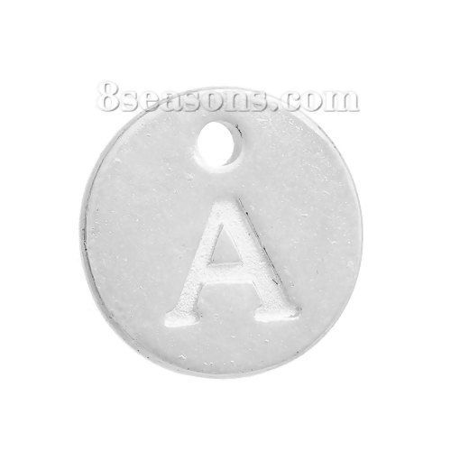 Bild von Charms aus zinkbasierten Legierungen runden Initialen