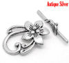Picture of Zinc Based Alloy Toggle Clasps Flowerx