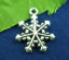 Изображение Подвеска  "Рождество Снежинка " Античное Серебро, 20x16mm, Проданная 40шт