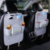 Picture of Oxford Fabric Car Back Seat Organiser Storage Bag Black Waterproof 55cm(21 5/8") x 37cm(14 5/8"), 1 Piece