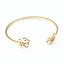 Bild von Edelstahl Open Cuff Armreifen Armbänder Rose Flower