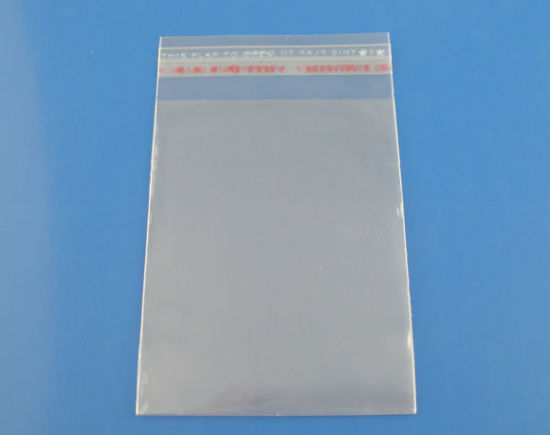 Bild von Kunststoff SelfSeal Taschen Rechteck transparent